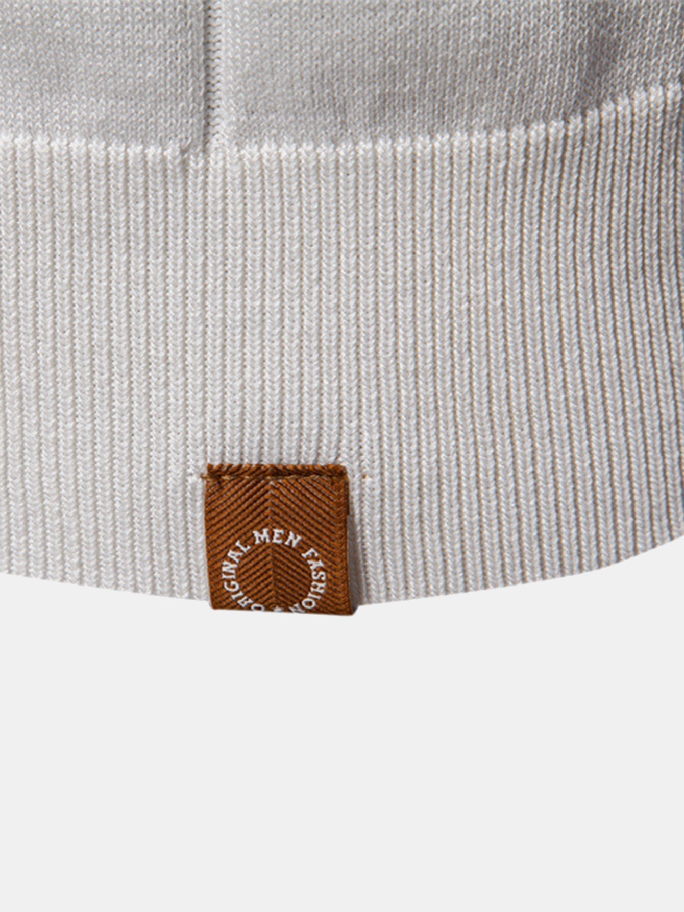 Mitchell - Contrast Trim Zipper Knit Polo Shirt