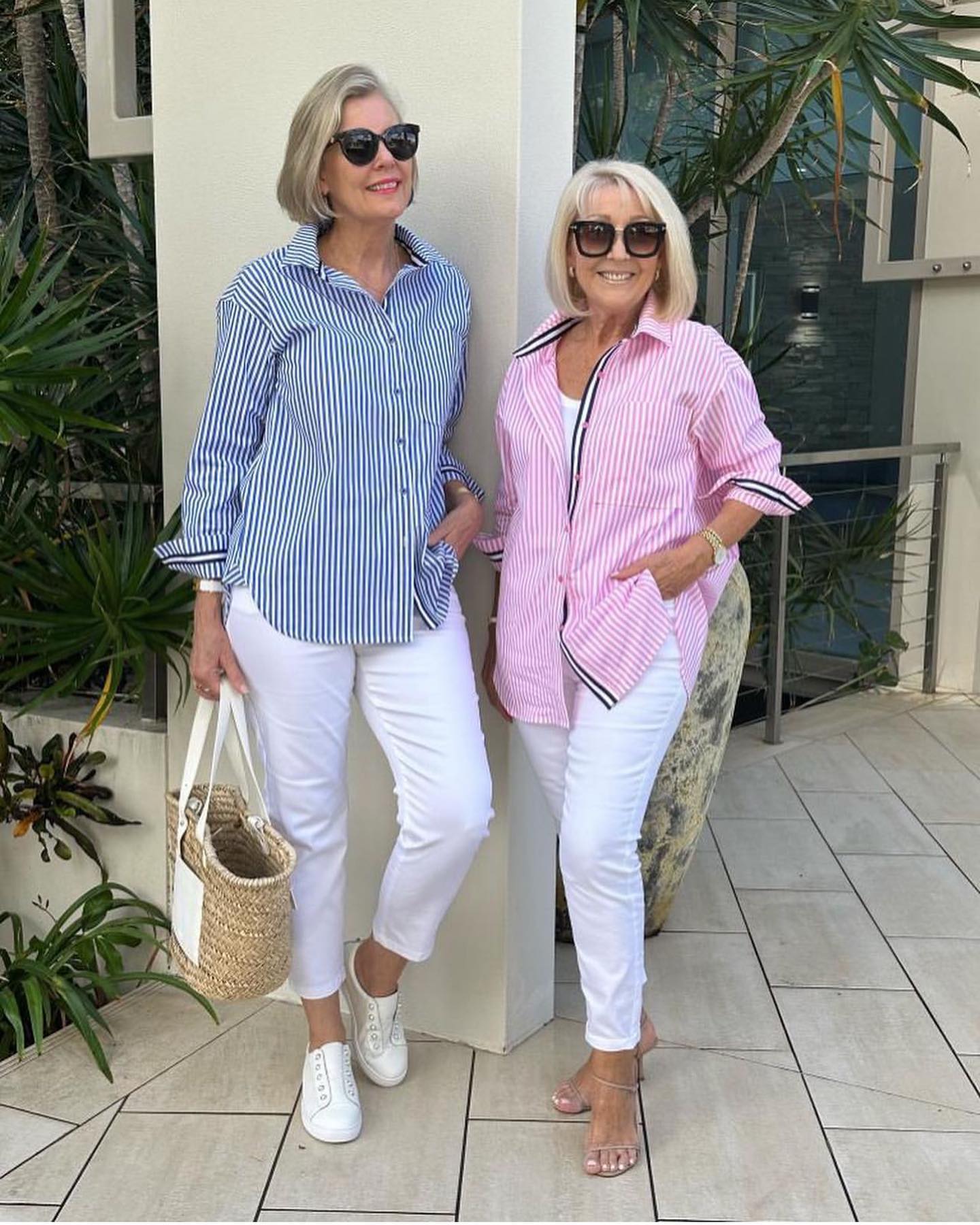 Aria | Striped Modern Blouse