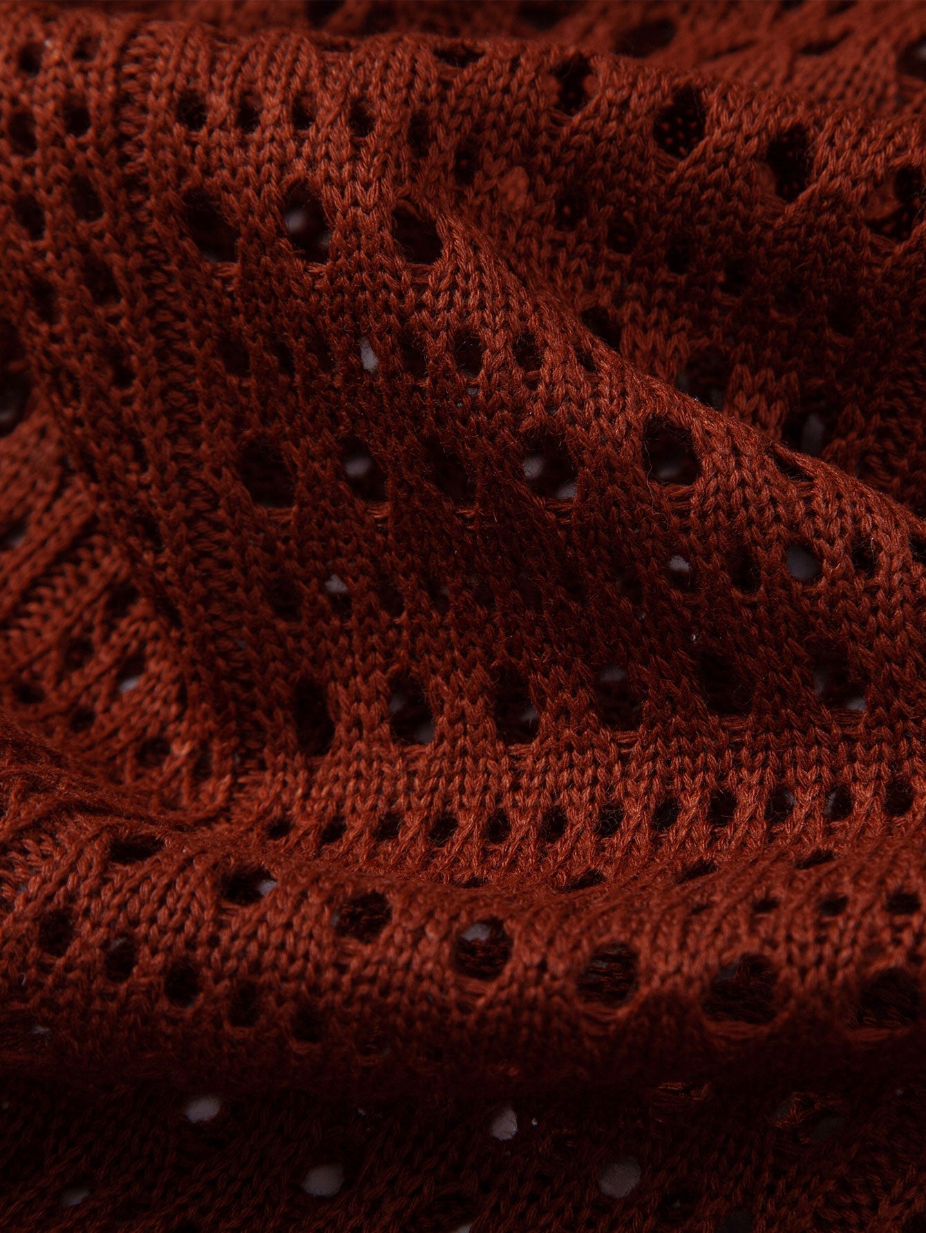 Blake - Crochet V Neck Polo Shirt