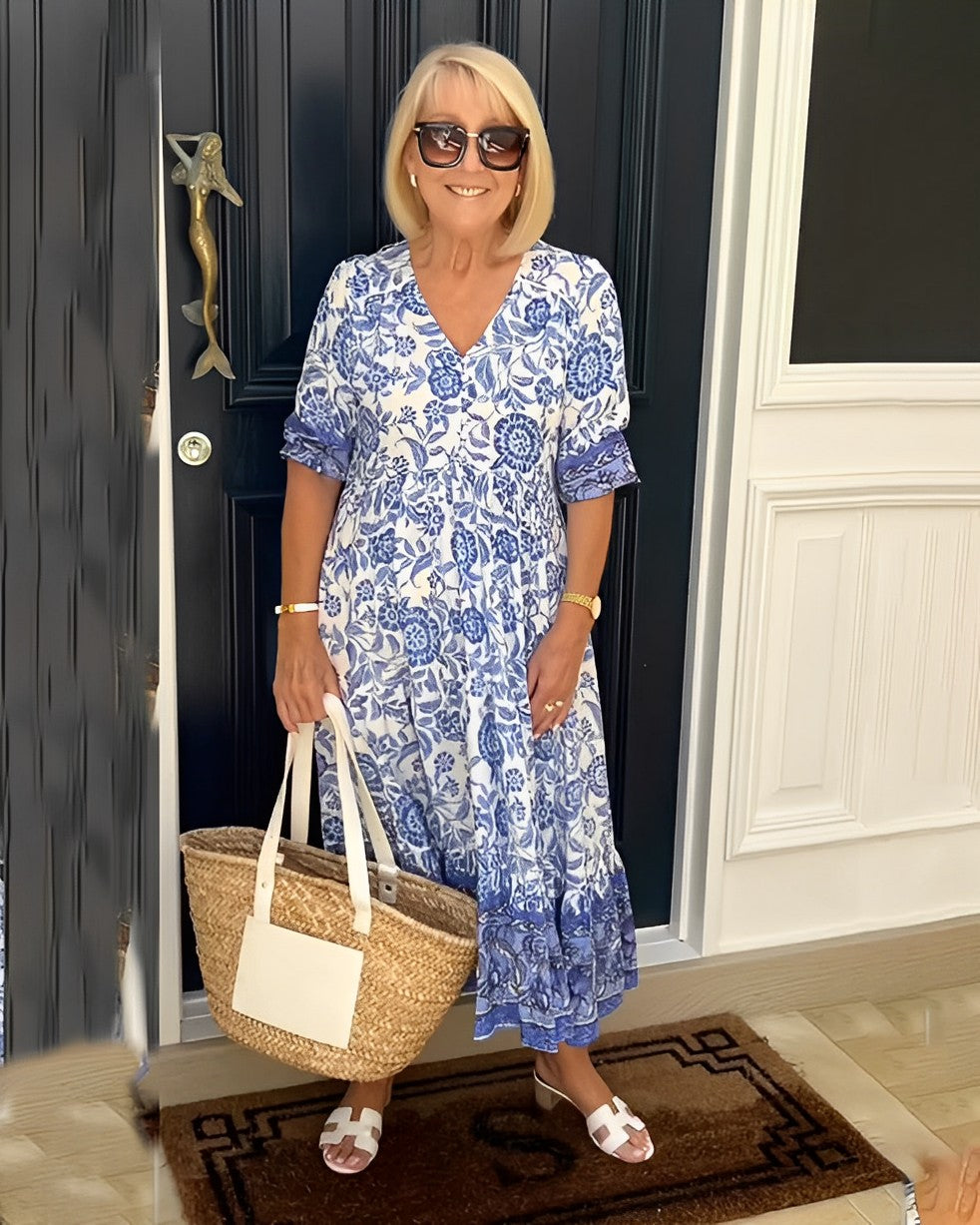 Sunny | Graceful V-Neck Floral