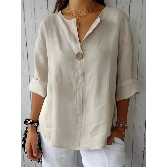 Teagan | Relaxed V-Neck Top