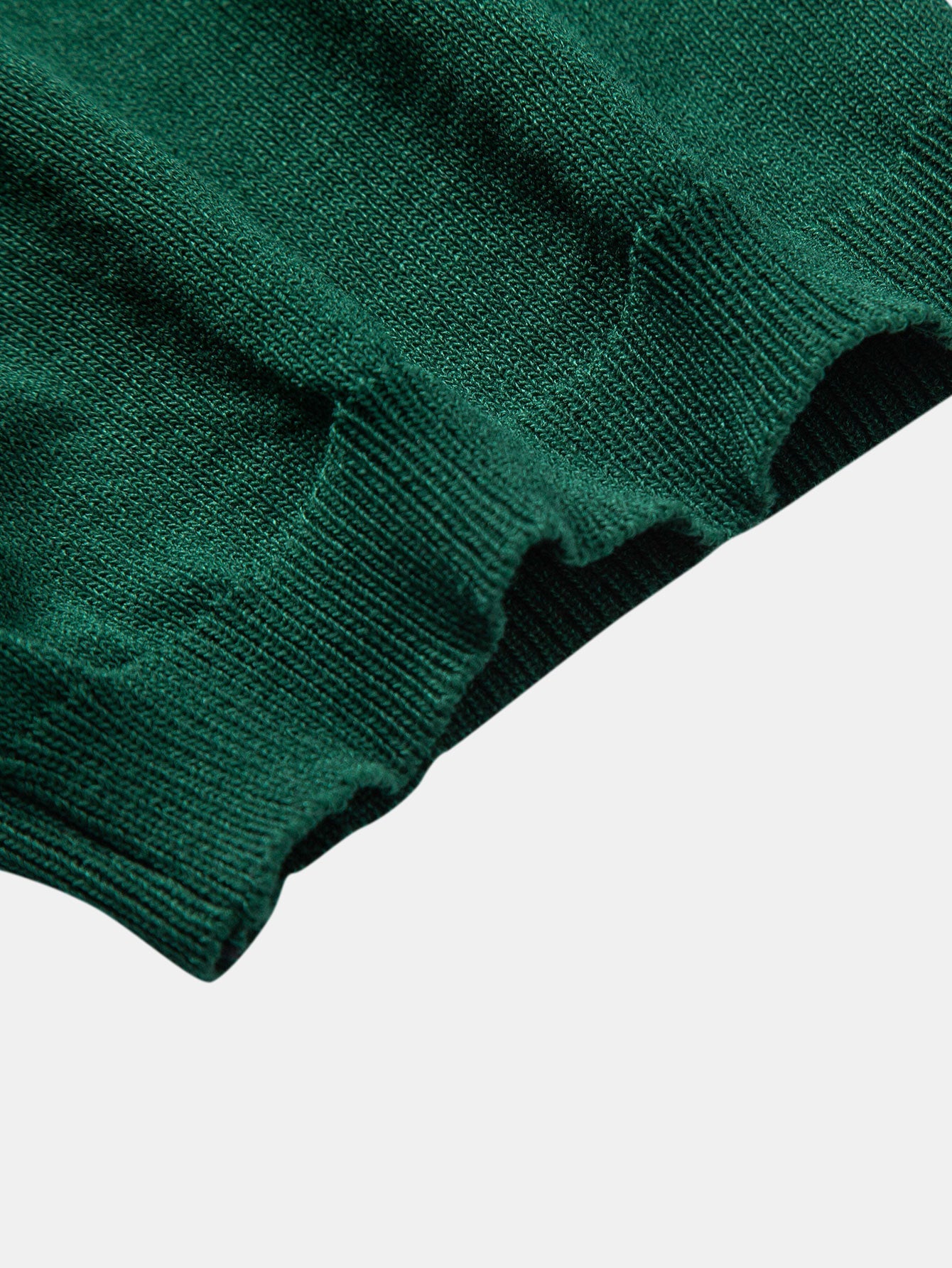 Cooper - Stripe Jacquard Knit Polo Shirt & Straight Leg Ribbed Pants