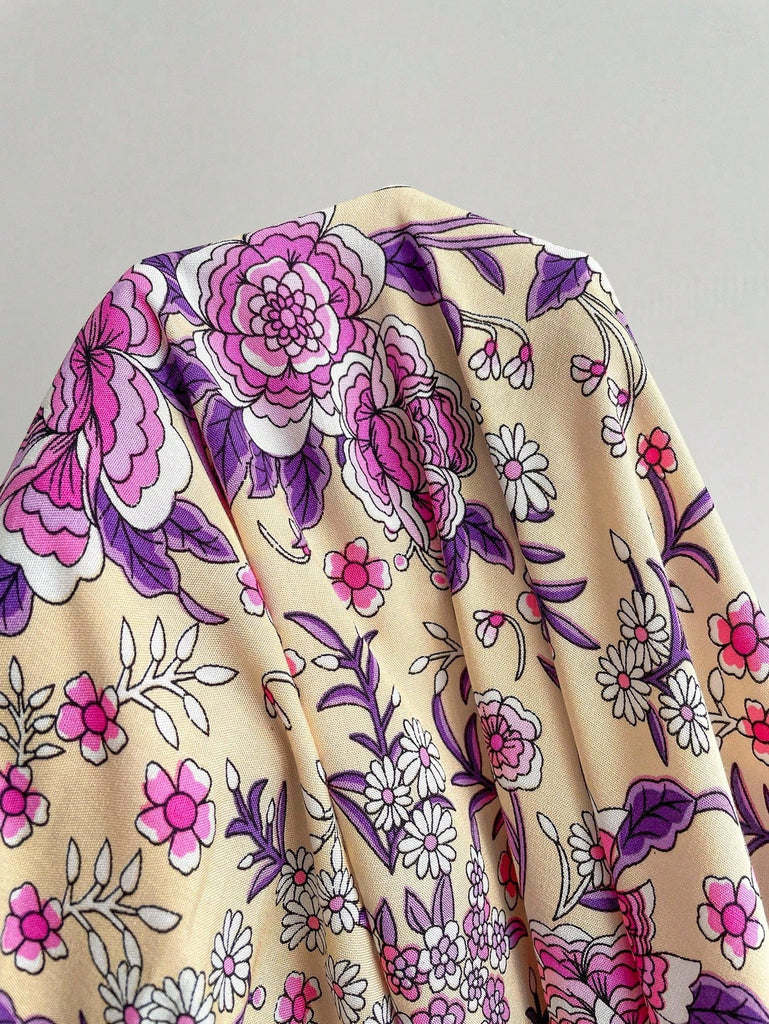 Marnie - Boho Floral Maxi Dress – Plus Size