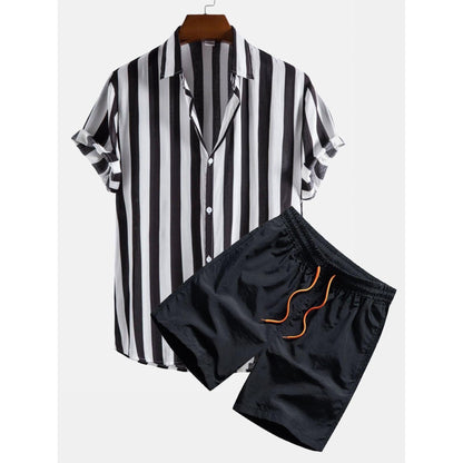 Nathan - Wide Stripes Shirts & Swim Shorts