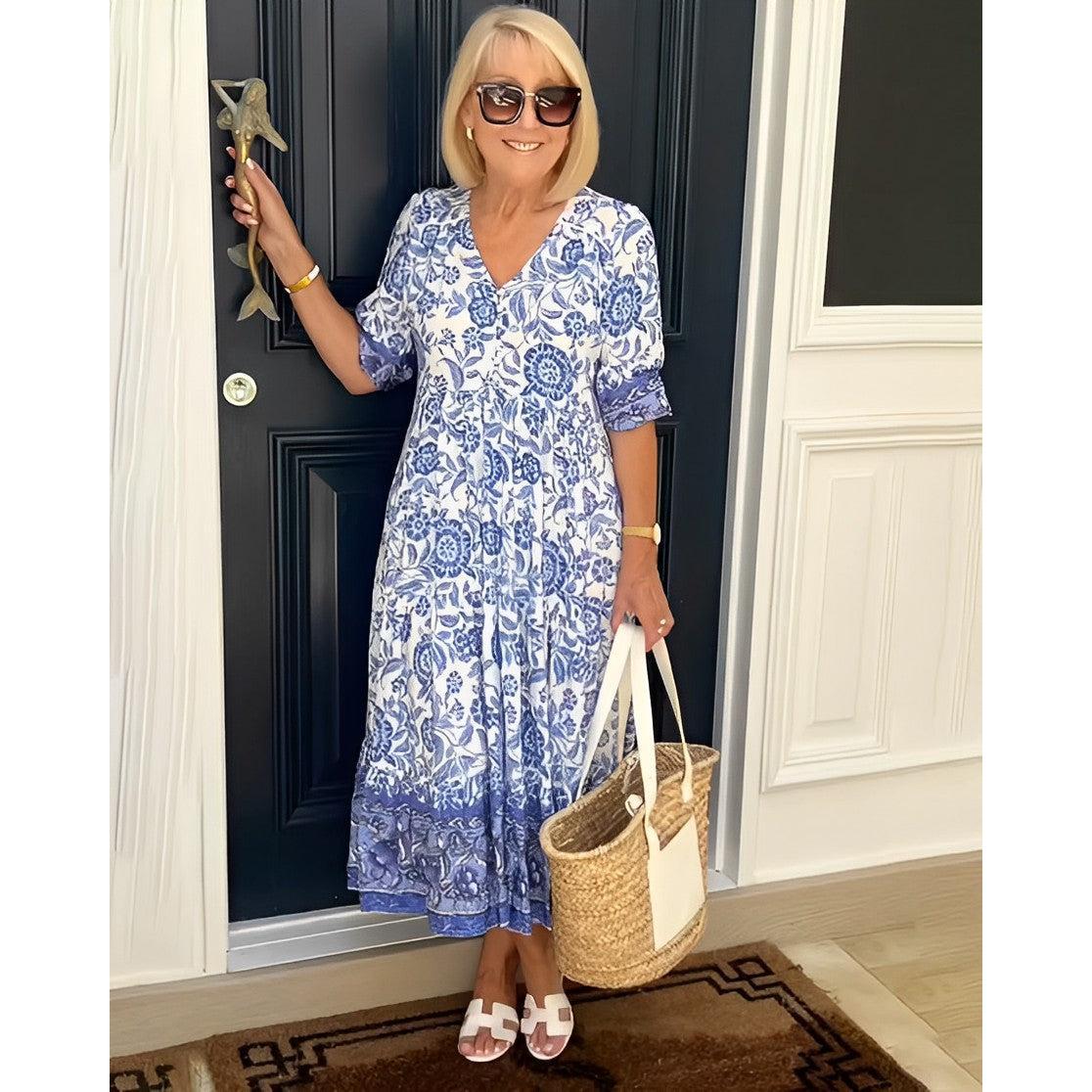 Sunny | Graceful V-Neck Floral