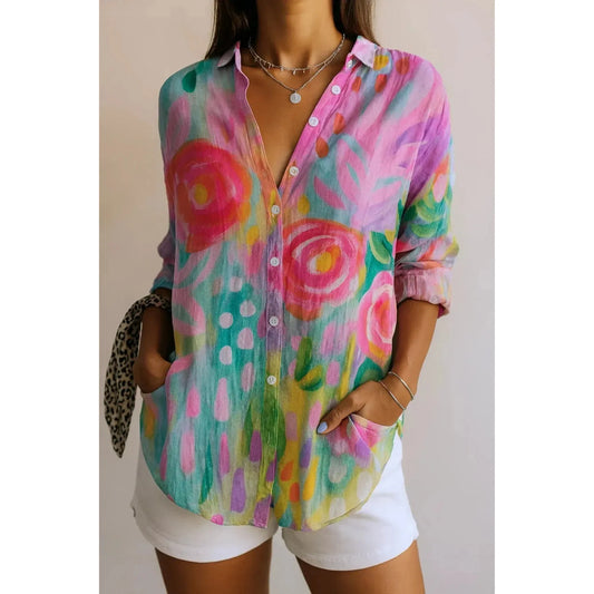 Waverly | Colourful Pattern Blouse