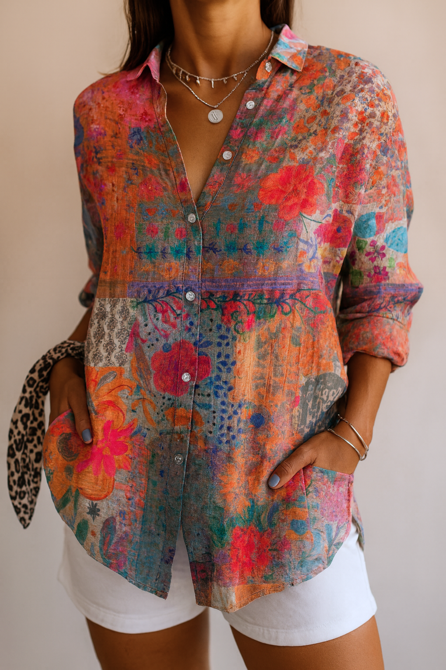 Waverly | Colourful Pattern Blouse