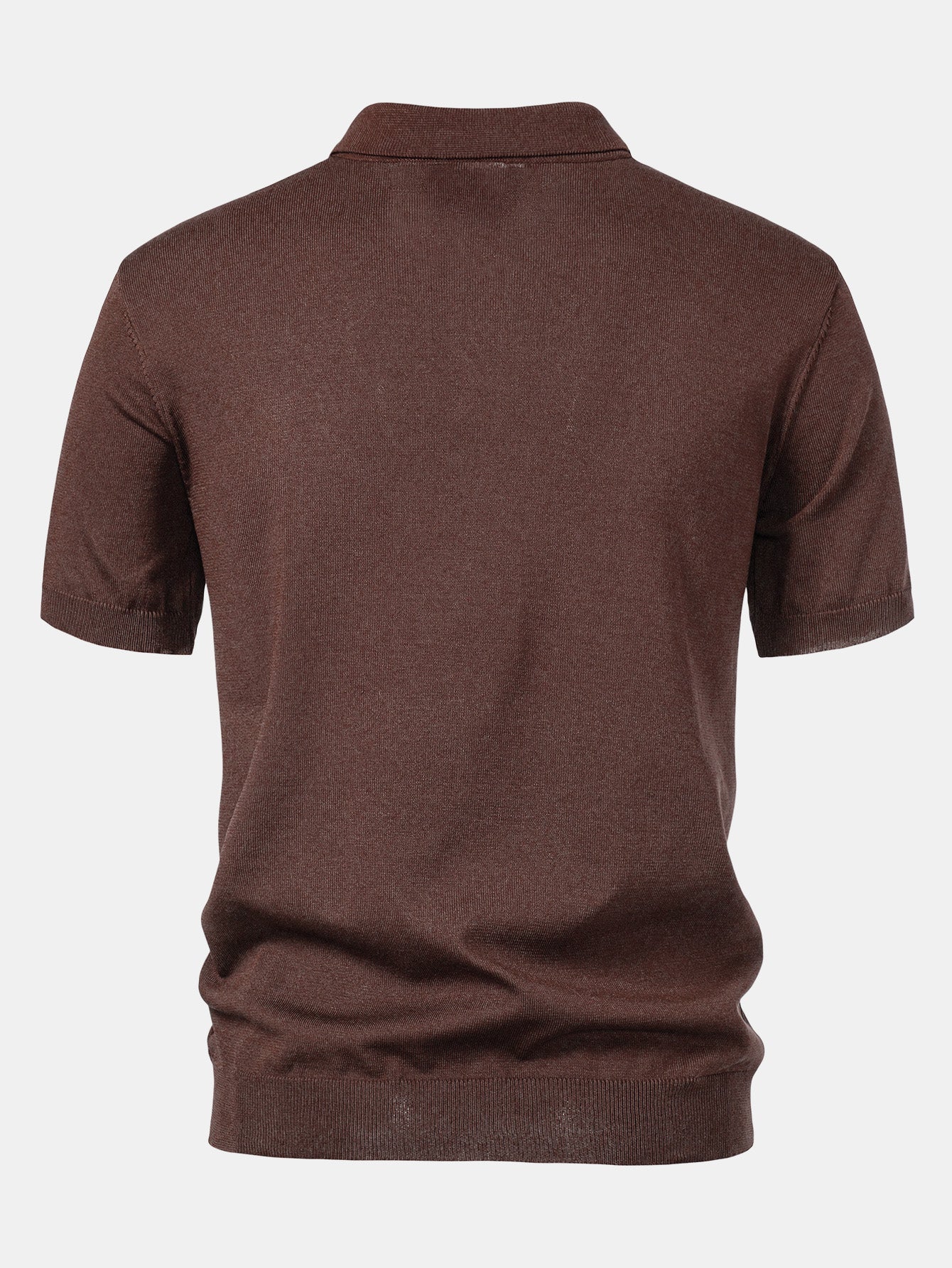 Cooper - Stripe Jacquard Knit Polo Shirt & Straight Leg Ribbed Pants