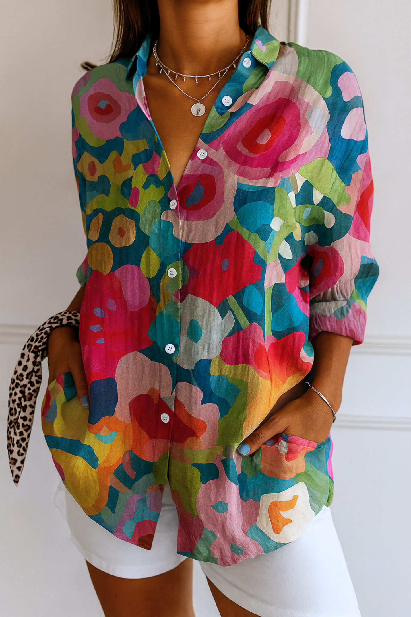 Waverly | Colourful Pattern Blouse