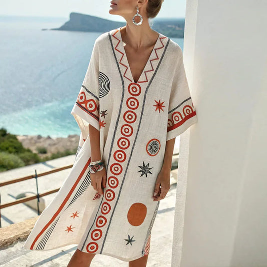 Tressa - Silk Elegant Beach Dress for Unforgettable Summer Looks