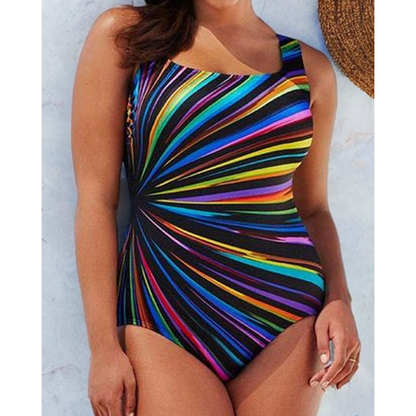 Shannon - Stylish Swimsuit with Vibrant Stripes