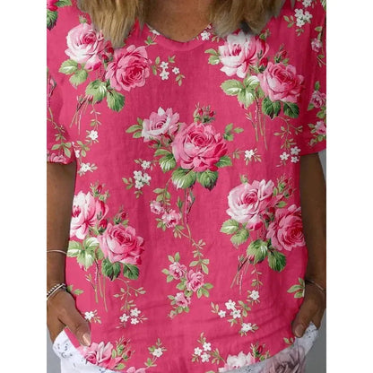 Ocean | Artistic Floral Shirt