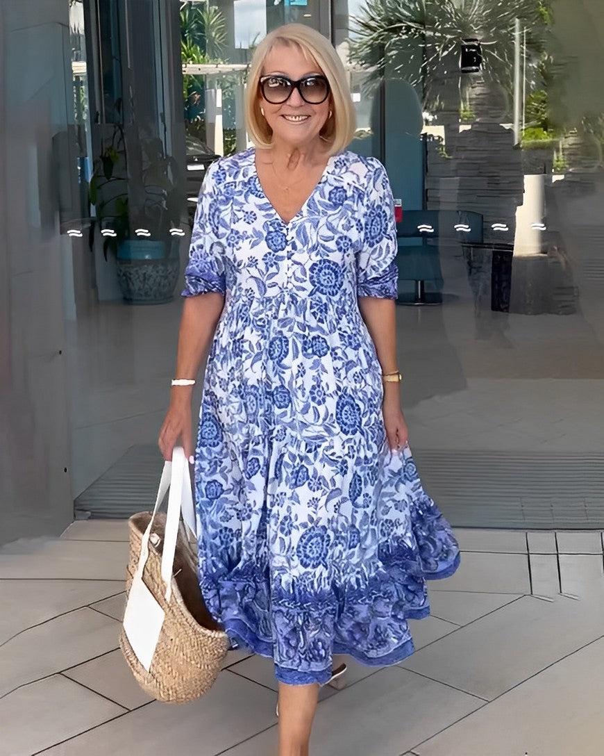 Sunny | Graceful V-Neck Floral