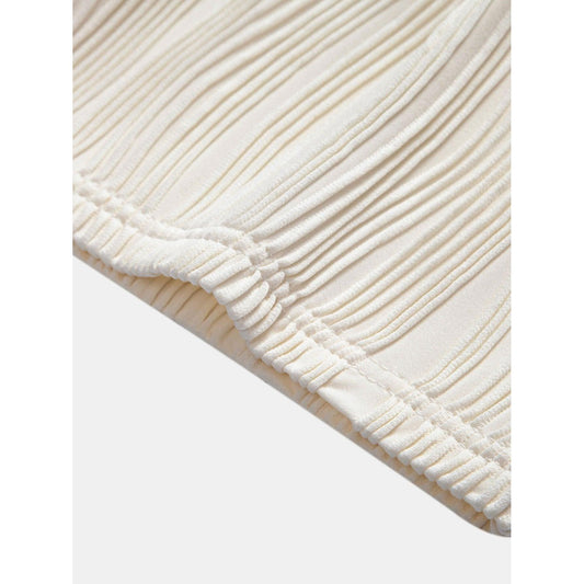 Joshua - Wave Textured Button Up Shirt & Shorts